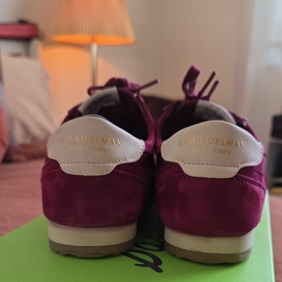 Sam Edelman Suede Ivey Lace Up Sneaker - Picture 8 of 10